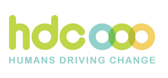 HDC Humans Driving Change logo